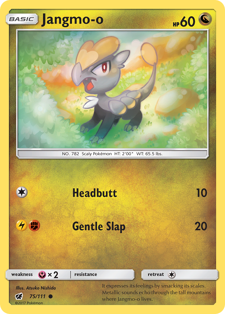 Jangmo-o - Crimson Invasion - #75 - Pokemon TCG card
