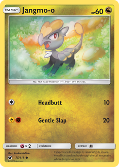 Jangmo-o - Crimson Invasion - #75 - Pokemon TCG card