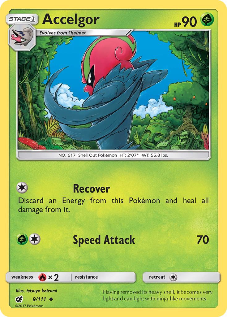 Accelgor - Crimson Invasion - #9 - Pokemon TCG card