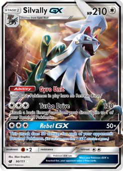 Silvally-GX - Crimson Invasion - #90 - Pokemon TCG card