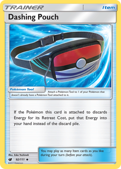 Dashing Pouch - Crimson Invasion - #92 - Pokemon TCG card