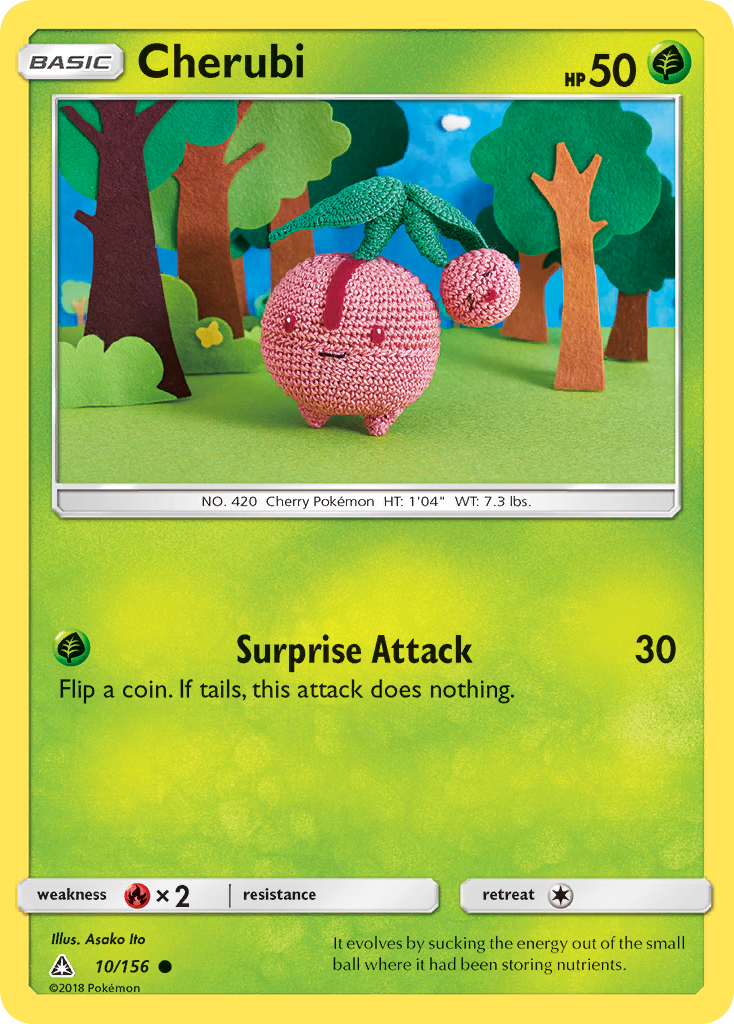 Cherubi - Ultra Prism - #10 - Pokemon TCG card