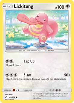 Lickitung #102 Lickitung - Ultra Prism - #102 - Pokemon TCG card