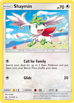 Shaymin #111 Shaymin - Ultra Prism - #111 - Pokemon TCG card