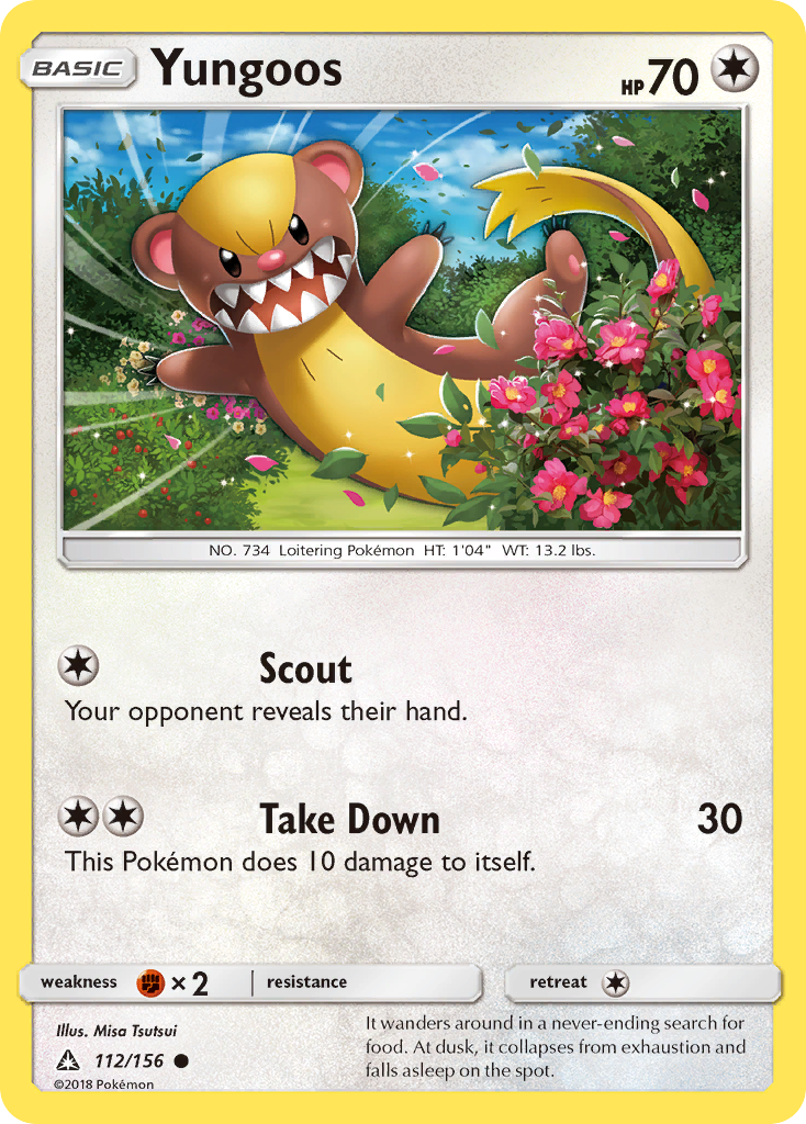 Yungoos - Ultra Prism - #112 - Pokemon TCG card
