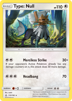 Type: Null #115 Type: Null - Ultra Prism - #115 - Pokemon TCG card