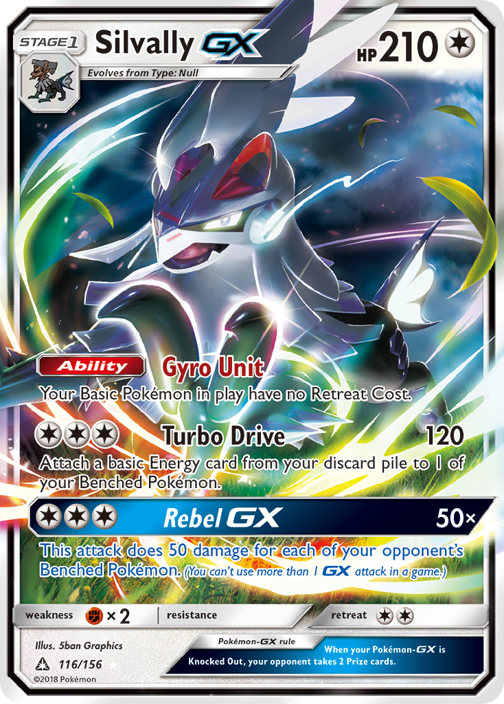 Silvally-GX - Ultra Prism - #116 - Pokemon TCG card