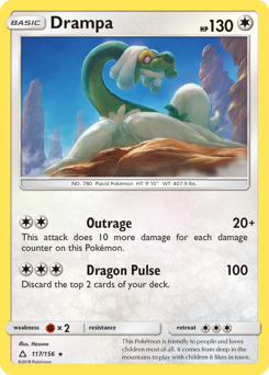 Drampa #117 Drampa - Ultra Prism - #117 - Pokemon TCG card