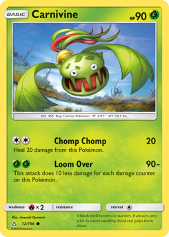 Carnivine #12 Carnivine - Ultra Prism - #12 - Pokemon TCG card