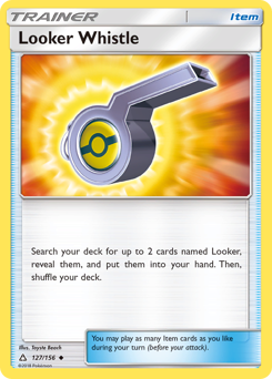 Looker Whistle - Ultra Prism - #127 - Pokemon TCG card