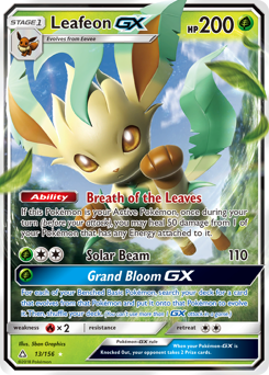 Leafeon-GX #13 Leafeon-GX - Ultra Prism - #13 - Pokemon TCG card