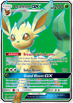 Leafeon-GX #139 Leafeon-GX - Ultra Prism - #139 - Pokemon TCG card
