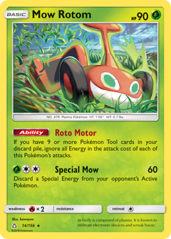 Mow Rotom #14 Mow Rotom - Ultra Prism - #14 - Pokemon TCG card