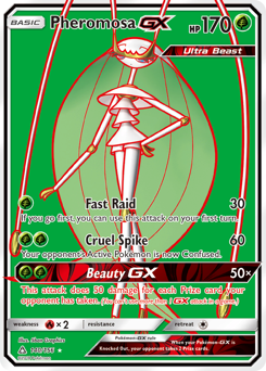 Pheromosa-GX #140 Pheromosa-GX - Ultra Prism - #140 - Pokemon TCG card