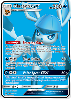 Glaceon-GX - Ultra Prism - #141 - Pokemon TCG card