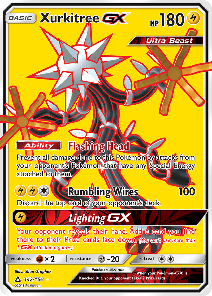 Xurkitree-GX - Ultra Prism - #142 - Pokemon TCG card
