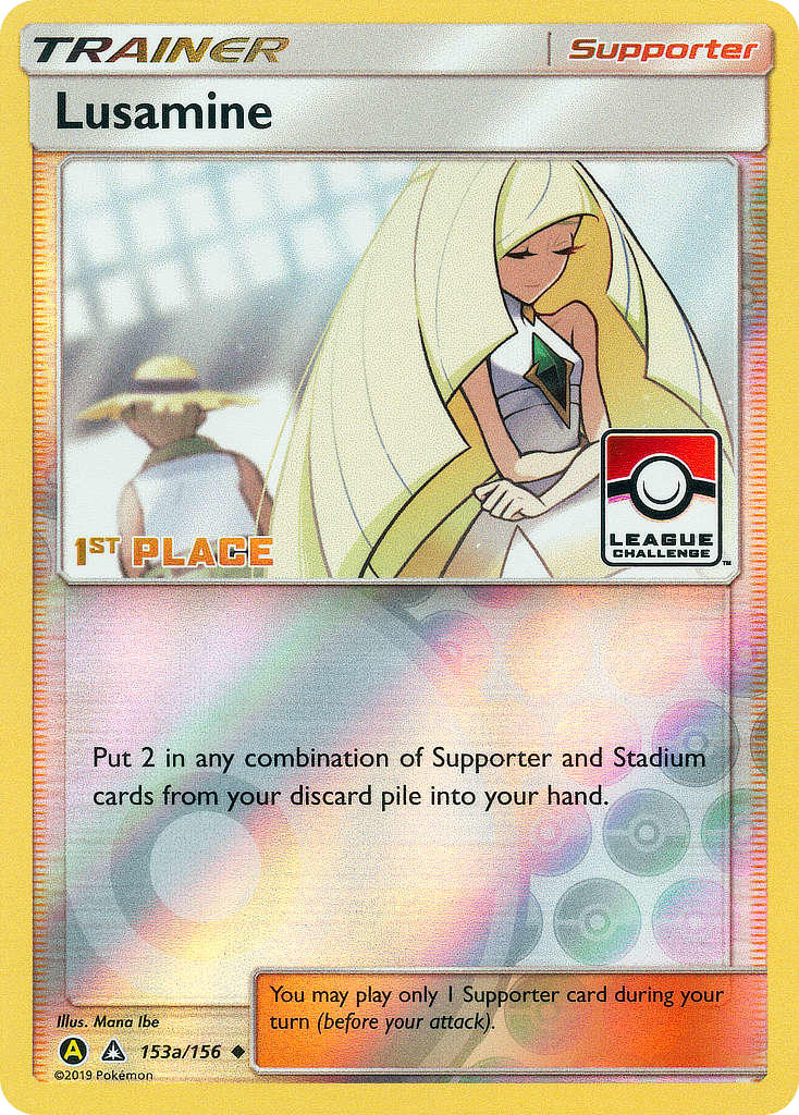 Lusamine - Ultra Prism - #153a - Pokemon TCG card