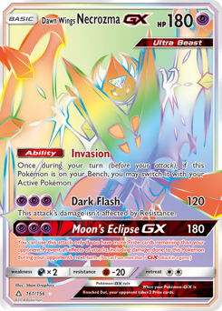 Dawn Wings Necrozma-GX #161 Dawn Wings Necrozma-GX - Ultra Prism - #161 - Pokemon TCG card