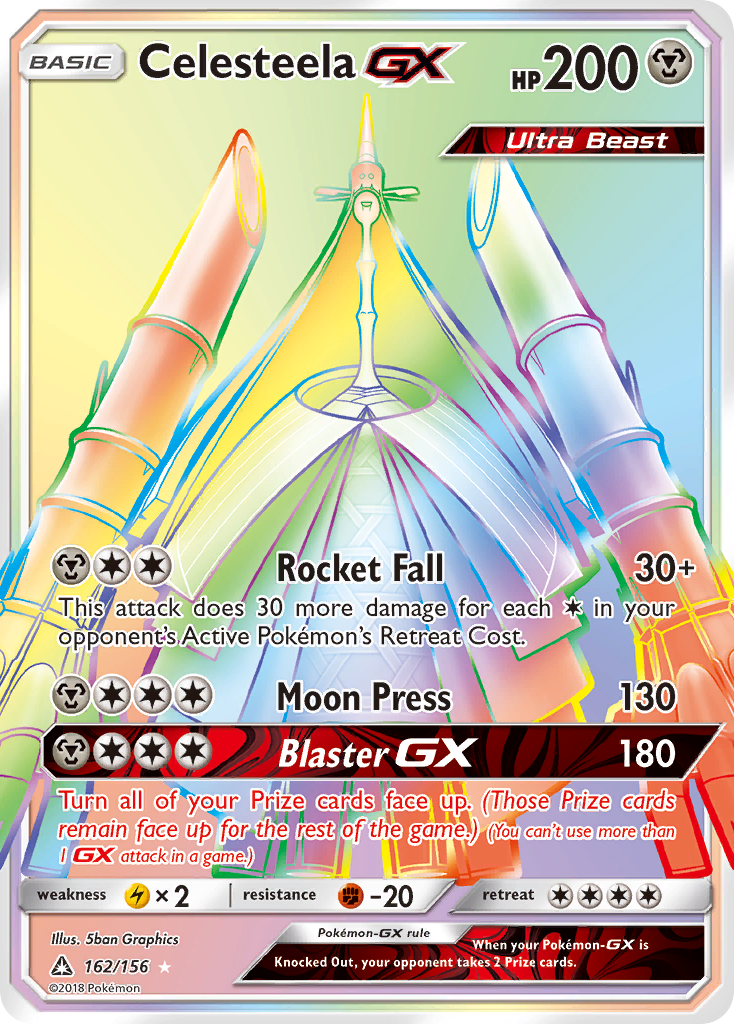 Celesteela-GX - Ultra Prism - #162 - Pokemon TCG card