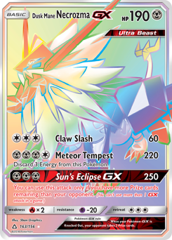 Dusk Mane Necrozma-GX #163 Dusk Mane Necrozma-GX - Ultra Prism - #163 - Pokemon TCG card