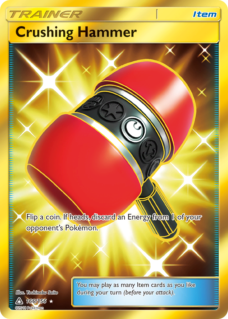 Crushing Hammer - Ultra Prism - #166 - Pokemon TCG card