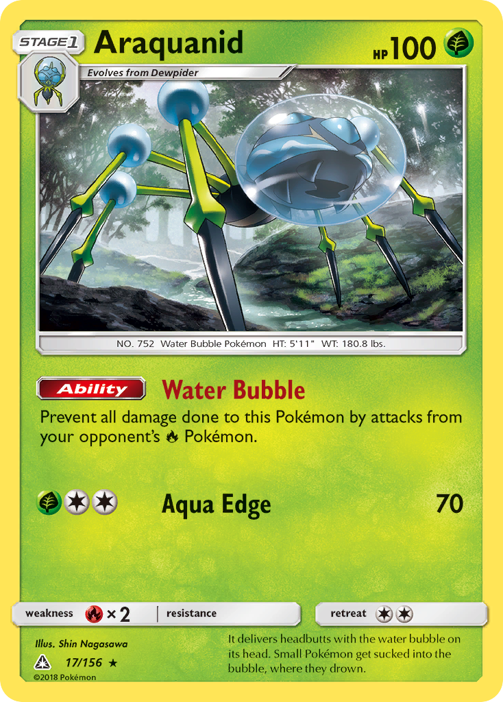 Araquanid - Ultra Prism - #17 - Pokemon TCG card