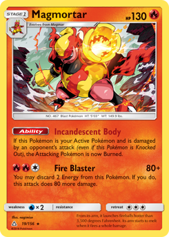 Magmortar - Ultra Prism - #19 - Pokemon TCG card