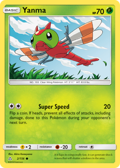 Yanma #2 Yanma - Ultra Prism - #2 - Pokemon TCG card