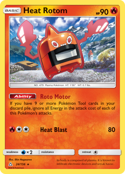 Heat Rotom #24 Heat Rotom - Ultra Prism - #24 - Pokemon TCG card
