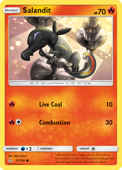 Salandit - Ultra Prism - #25 - Pokemon TCG card
