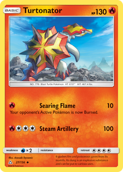 Turtonator - Ultra Prism - #27 - Pokemon TCG card