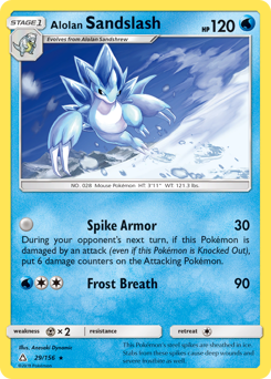 Alolan Sandslash #29 Alolan Sandslash - Ultra Prism - #29 - Pokemon TCG card