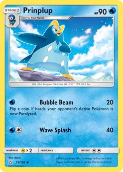 Prinplup #33 Prinplup - Ultra Prism - #33 - Pokemon TCG card