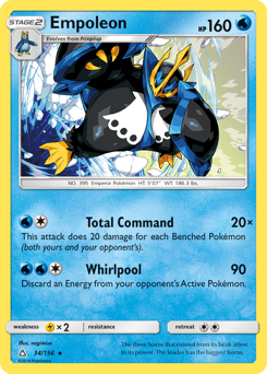 Empoleon - Ultra Prism - #34 - Pokemon TCG card