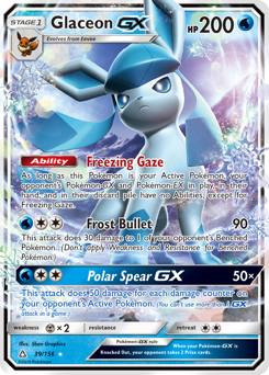 Glaceon-GX - Ultra Prism - #39 - Pokemon TCG card