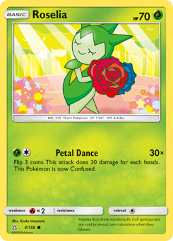 Roselia #4 Roselia - Ultra Prism - #4 - Pokemon TCG card