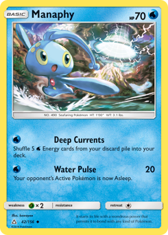 Manaphy - Ultra Prism - #42 - Pokemon TCG card