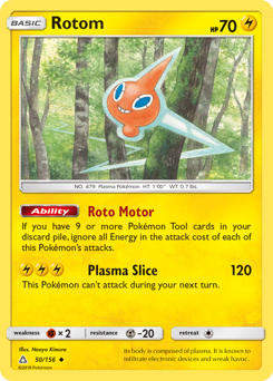 Rotom #50 Rotom - Ultra Prism - #50 - Pokemon TCG card