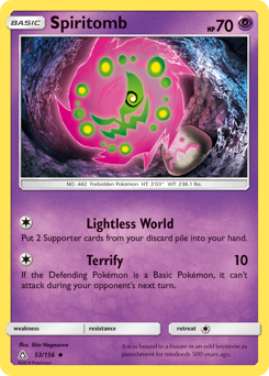 Spiritomb #53 Spiritomb - Ultra Prism - #53 - Pokemon TCG card