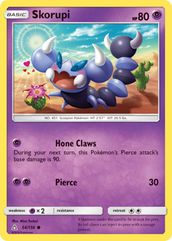 Skorupi #54 Skorupi - Ultra Prism - #54 - Pokemon TCG card