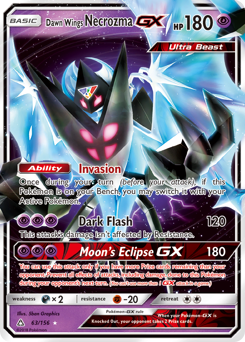 Dawn Wings Necrozma-GX #63 Dawn Wings Necrozma-GX - Ultra Prism - #63 - Pokemon TCG card