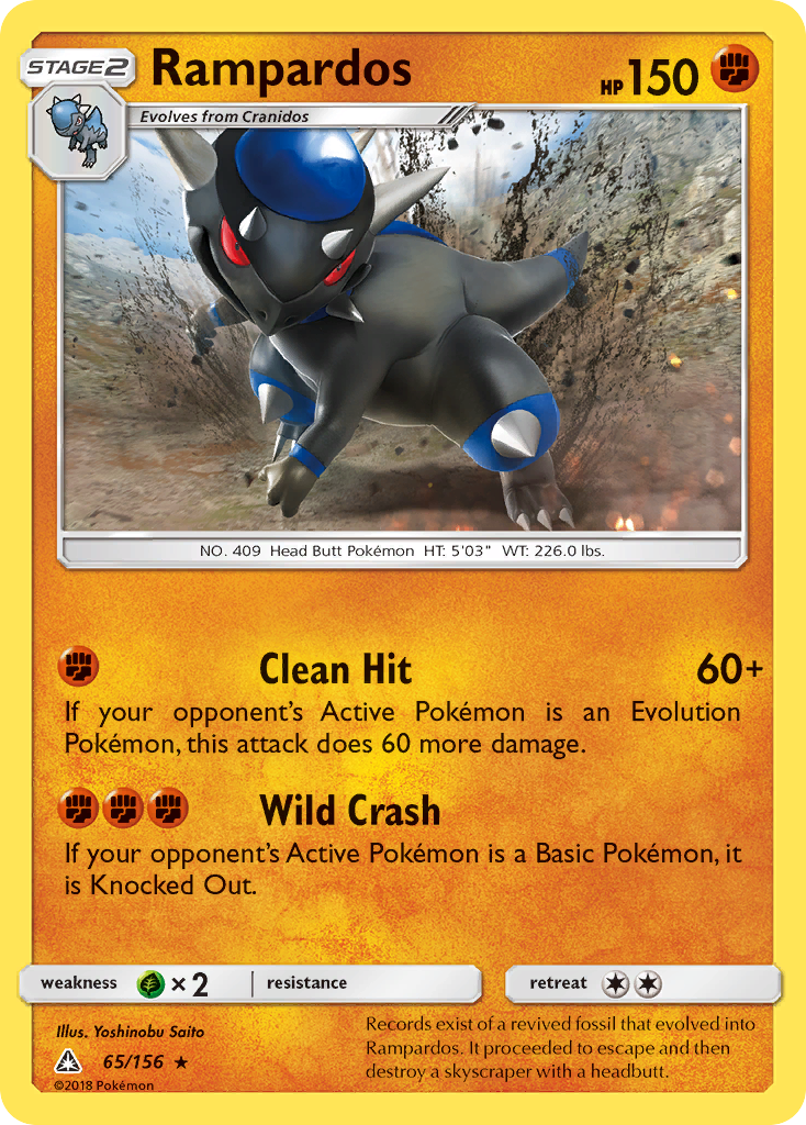 Rampardos - Ultra Prism - #65 - Pokemon TCG card