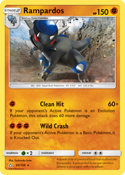 Rampardos #65 Rampardos - Ultra Prism - #65 - Pokemon TCG card