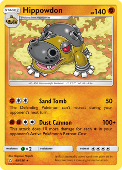 Hippowdon #69 Hippowdon - Ultra Prism - #69 - Pokemon TCG card