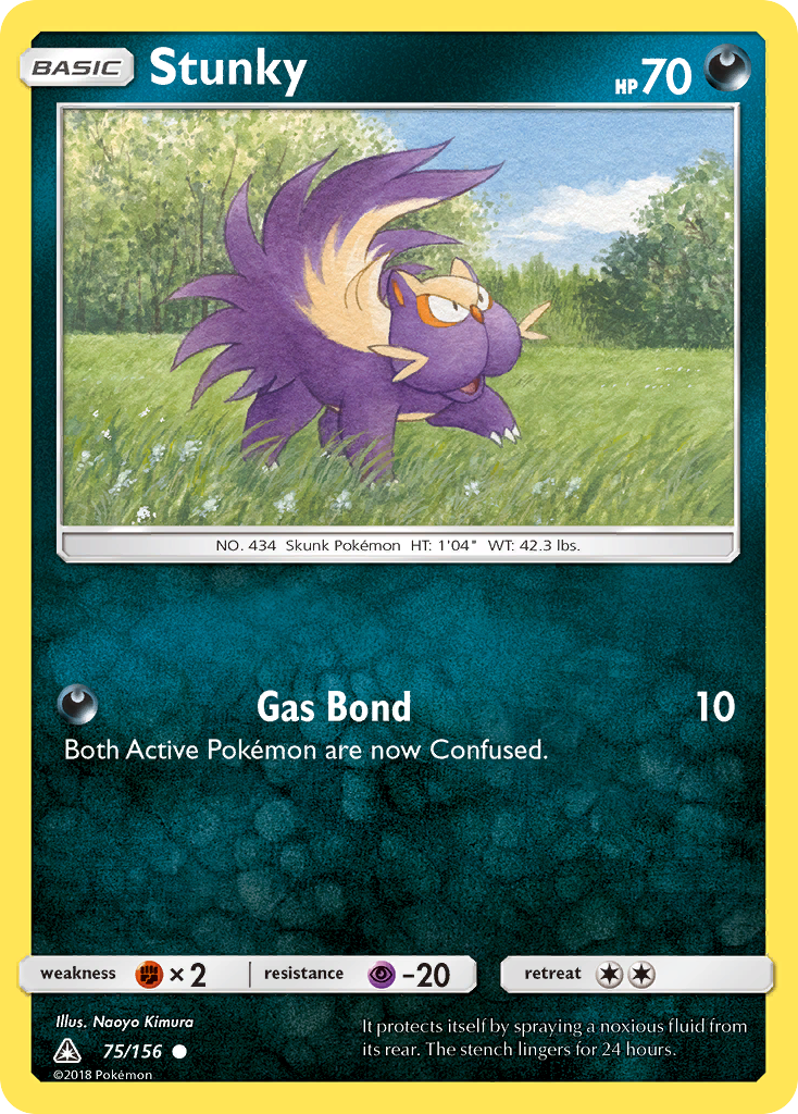 Stunky - Ultra Prism - #75 - Pokemon TCG card