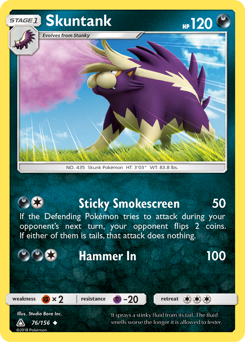 Skuntank #76 Skuntank - Ultra Prism - #76 - Pokemon TCG card