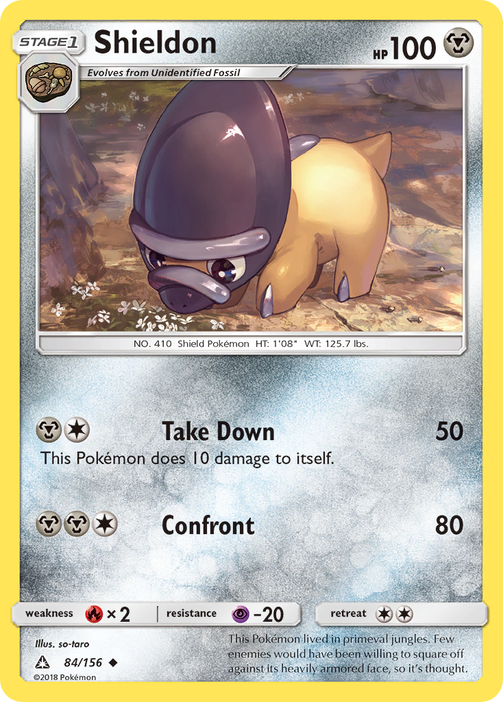 Shieldon - Ultra Prism - #84 - Pokemon TCG card