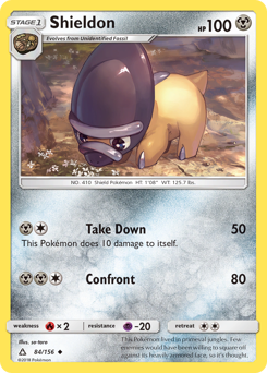 Shieldon #84 Shieldon - Ultra Prism - #84 - Pokemon TCG card
