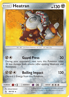 Heatran #88 Heatran - Ultra Prism - #88 - Pokemon TCG card