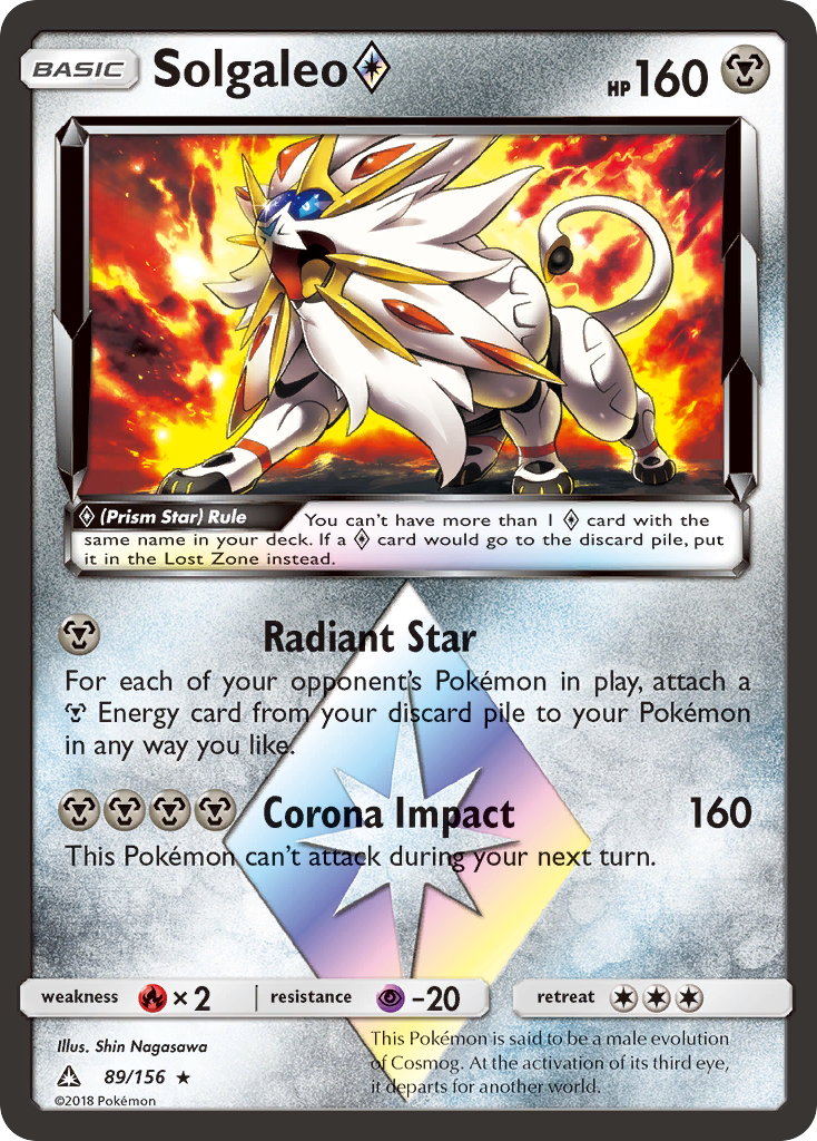 Solgaleo ◇ - Ultra Prism - #89 - Pokemon TCG card